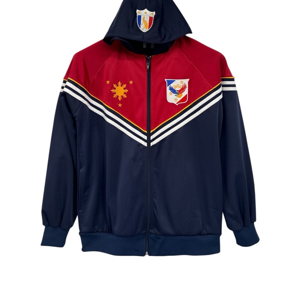 Philippines  Track Jacket Women XL Fits M Dibuho Sportswear Hoodie Souvenir Flag